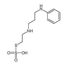 Thiosulfuric acid, S-(2-((3-anilinopropyl)amino)ethyl) ester结构式