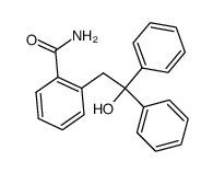 2-(2-Hydroxy-2,2-diphenylethyl)benzamide结构式