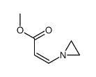 Acrylic acid, 3-(1-aziridinyl)-, methyl ester Structure