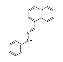 1-(naphthalen-1-ylmethylene)-2-phenylhydrazine结构式