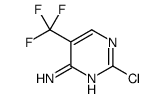 2-氯-5-(三氟甲基)嘧啶-4-胺结构式