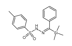 Phenyl-trimethylsilylketon-tosylhydrazon Structure