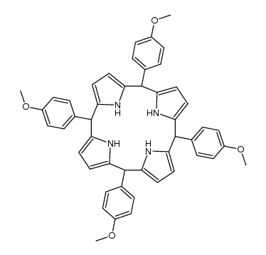 5,10,15-20-tetrakis(4-methoxyphenyl)porphyrinogen Structure