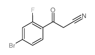 3-(4-Bromo-2-fluorophenyl)-3-oxopropanenitrile picture