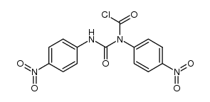 (4-nitrophenyl)((4-nitrophenyl)carbamoyl)carbamic chloride Structure