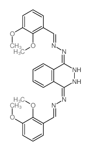 o-Veratraldehyde,1,4-phthalazinediyldihydrazone (8CI)结构式