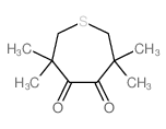 4,5-Thiepanedione,3,3,6,6-tetramethyl- structure