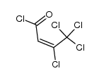 cis-α-H-Tetrachlorcrotonylchlorid Structure