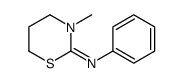 3-methyl-N-phenyl-1,3-thiazinan-2-imine Structure