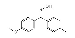 (4-methoxyphenyl)(p-tolyl)methanone oxime Structure