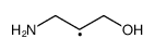 1-aminomethyl-2-hydroxy-ethyl结构式