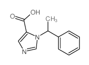 3-(1-苯基-乙基)-3H-咪唑-4-羧酸结构式