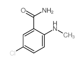 Benzamide,5-chloro-2-(methylamino)-结构式