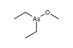 Diaethylmethoxyarsan结构式