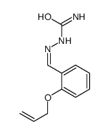 [(2-prop-2-enoxyphenyl)methylideneamino]urea Structure