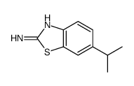 2-Benzothiazolamine,6-(1-methylethyl)-(9CI) structure