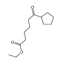 ethyl 6-cyclopentyl-6-oxohexanoate Structure