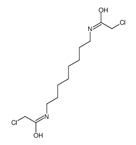 2-chloro-N-[8-[(2-chloroacetyl)amino]octyl]acetamide结构式