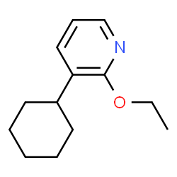 Pyridine, 3-cyclohexyl-2-ethoxy- (9CI) structure