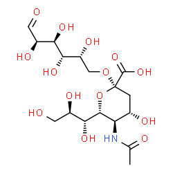 N-acetylneuraminyl-(2-6)-galactose Structure