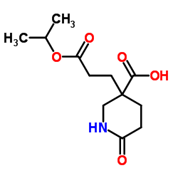 3-(2-ISOPROPOXYCARBONYL-ETHYL)-6-OXO-PIPERIDINE-3-CARBOXYLIC ACID picture