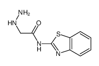 Acetamide, N-2-benzothiazolyl-2-hydrazino- (9CI)结构式