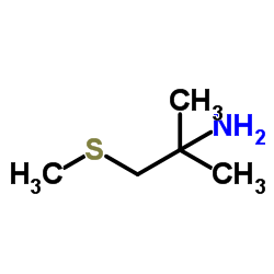 2-methyl-1-(methylthio)-2-Propanamine structure