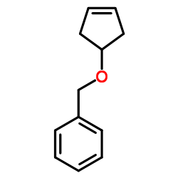 [(3-Cyclopenten-1-yloxy)methyl]benzene structure