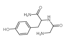 H-Gly-Tyr-NH2 · HCl结构式