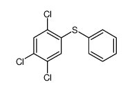 Phenyl(2,4,5-trichlorophenyl) sulfide Structure