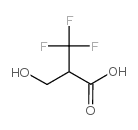 3-hydroxy-2-trifluoromethylpropionic acid Structure