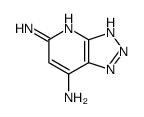1H-1,2,3-Triazolo[4,5-b]pyridine-5,7-diamine(9CI) structure