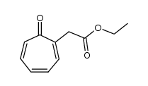 2-(ethoxycarbonylmethyl)-2,4,6-cyclohepta-2,4,6-trien-1-one Structure