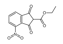 4-nitroindan-1,3-dione-2-carboxylic acid ethyl ester结构式
