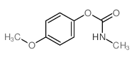 (4-methoxyphenyl) N-methylcarbamate结构式