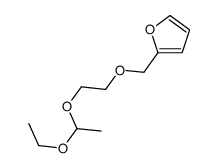 2-[2-(1-ethoxyethoxy)ethoxymethyl]furan结构式