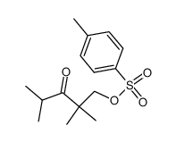 2,2,4-trimethyl-3-oxopentyl 4-methylbenzenesulfonate结构式
