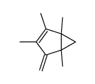 1,3,4,5-tetramethyl-2-methylidenebicyclo[3.1.0]hex-3-ene结构式