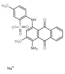 sodium 4-[(4-amino-9,10-dihydro-3-methyl-9,10-dioxo-1-anthryl)amino]toluene-3-sulphonate picture