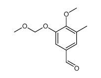 4-methoxy-3-(methoxymethoxy)-5-methylbenzaldehyde结构式