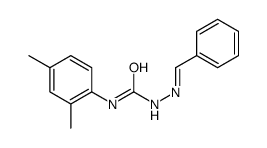 1-(benzylideneamino)-3-(2,4-dimethylphenyl)urea结构式