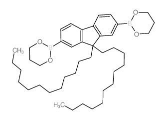 9,9-Didodecylfluorene-2,7-bis(trimethylene borate) Structure