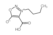 3-butyl-5-oxo-1-oxa-2-aza-3-azoniacyclopent-3-ene-4-carboxylic acid Structure