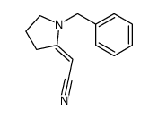 2-(1-benzylpyrrolidin-2-ylidene)acetonitrile Structure