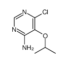 6-chloro-5-isopropoxypyrimidin-4-ylamine结构式