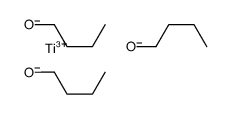 butan-1-olate,titanium(3+) Structure