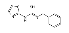 1-benzyl-3-(1,3-thiazol-2-yl)thiourea Structure