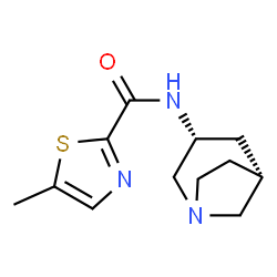 2-Thiazolecarboxamide,N-(1R,3R,5R)-1-azabicyclo[3.2.1]oct-3-yl-5-methyl-结构式