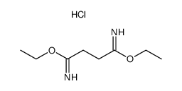 succinodiimidic acid diethyl ester, dihydrochloride Structure