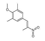 2-methoxy-1,3-dimethyl-5-(2-nitroprop-1-enyl)benzene Structure